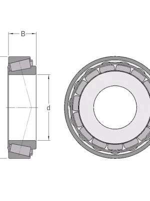 ZVL 32206 A – ložisko Originální