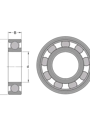 ZVL 16004 – ložisko 20×42×8 mm Pouze Dnes