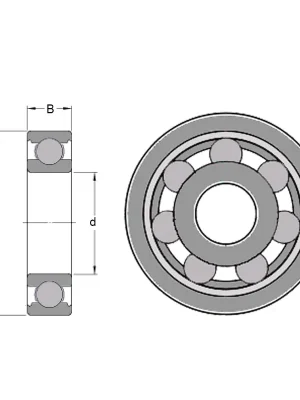 ZVL 6301 A – ložisko 12×37×12 mm Akční Cena