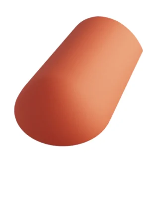 Hřebenáč koncový Betonpres Optimal cihlově červená Ihned K Objednání
