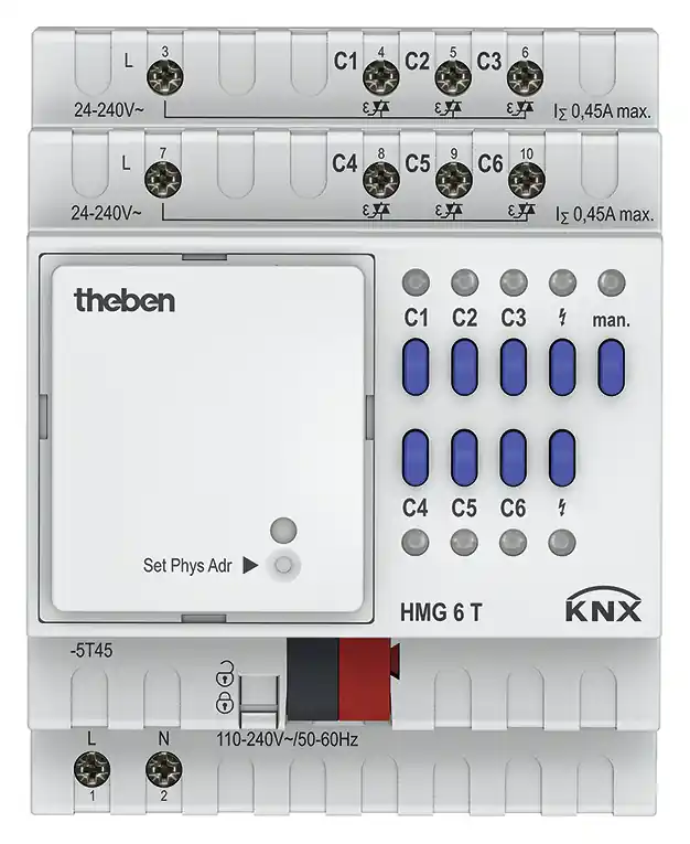 Odeslání Ihned THEBEN 4930240 Aktor topení HMG 6 T KNX