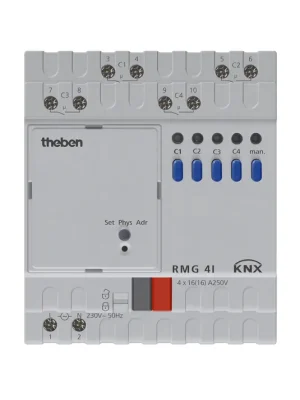 Rychlé Dodání THEBEN 4930210 Spínací aktor RMG 4 I KNX