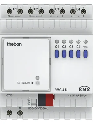 THEBEN 4930223 Spínací aktor RMG 4 U KNX Expresní Doručení
