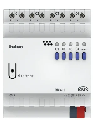 Poslední Šance THEBEN 4940212 Spínací aktor RM 4 H KNX
