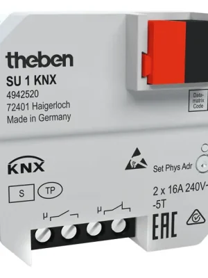 Nová Kolekce THEBEN 4942520 Spínací aktor SU 1 KNX