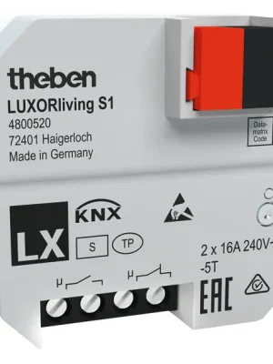 Nízká Cena THEBEN 4800520 Spínací aktor LUXORliving S1