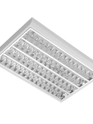 MODUS Svítidlo LLL4000, 4x LED 840, 611mm, lesklá mřížka, přisazené, NONSELV 350mA Zlevněný
