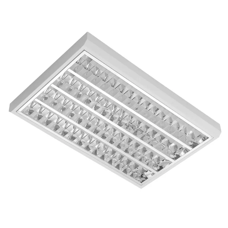 MODUS Svítidlo LLL4000, 4x LED 840, 611mm, lesklá mřížka, přisazené, NONSELV 350mA Zlevněný