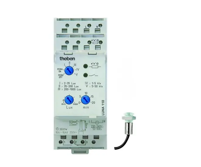 Pouze Dnes THEBEN 1104200 Soumrakový spínač LUNA 110 EL 24V