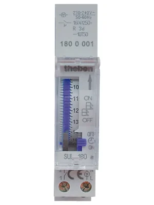 THEBEN 1800001 Analogové spínací hodiny SUL 180 a Omezená Nabídka