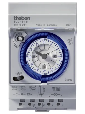 Sleva THEBEN 1814011 Analogoé spínací hodiny SUL 181 d 24V