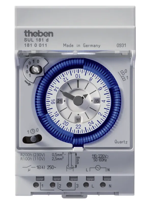 Sleva THEBEN 1814011 Analogoé spínací hodiny SUL 181 d 24V