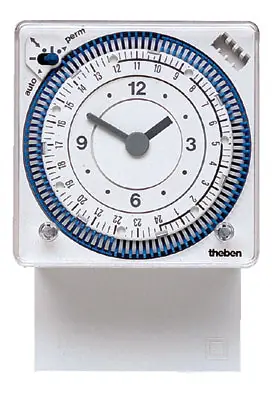 Vysoce Kvalitní THEBEN 1891801 Analogové spínací hodiny SUL 189 s 110V