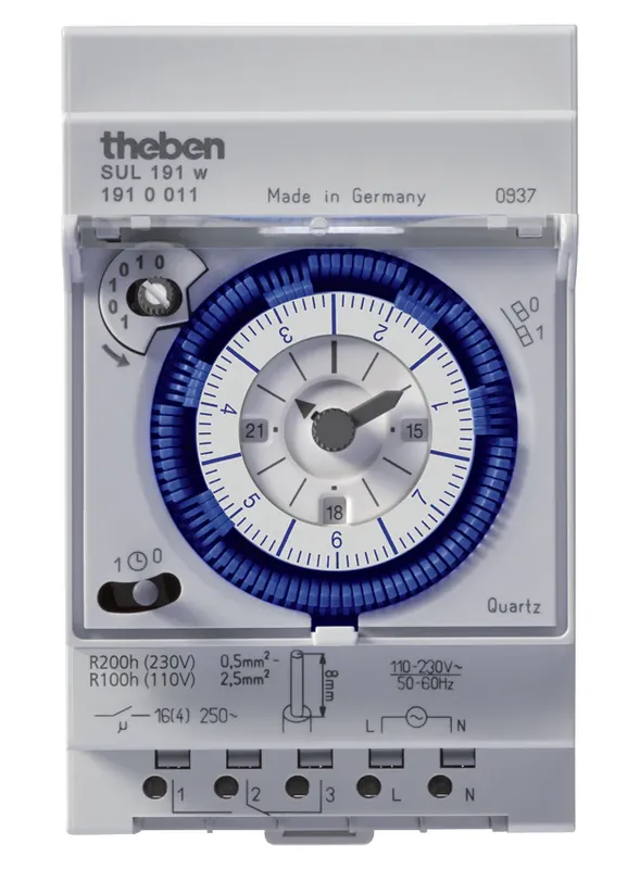 THEBEN 1910011 Analogové spínací hodiny SUL 191 w Poslední Šance