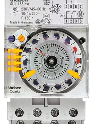 THEBEN 1880108 Analogové spínací hodiny SUL 188 hw Finální Výprodej