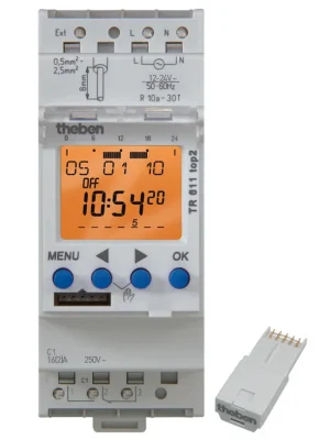 THEBEN 6114100 Digitální spínací hodiny TR 611 top2 24V Akční Cena