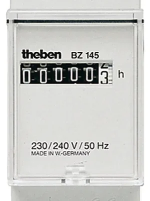 THEBEN 1459024 Počítadlo provozních hodin BZ 145 24V DC, analogové, na DIN lištu Levný
