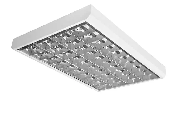 MODUS Svítidlo zářivkové LLX 4x36 W hliník, nízké, elektronický předřadník IP20 Zlevněný