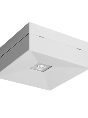 Rychlé Dodání MODUS Svítidlo nouzové LOVATO II přisazené, univerzální optika,3W LED 350 lm STANDARD IP41 1h , stále svítící / svítící při výpadku, černé