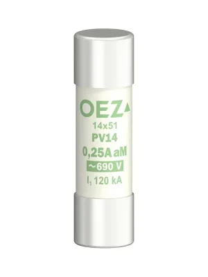 Autentický OEZ Pojistková vložka,PV14 0,25A aM