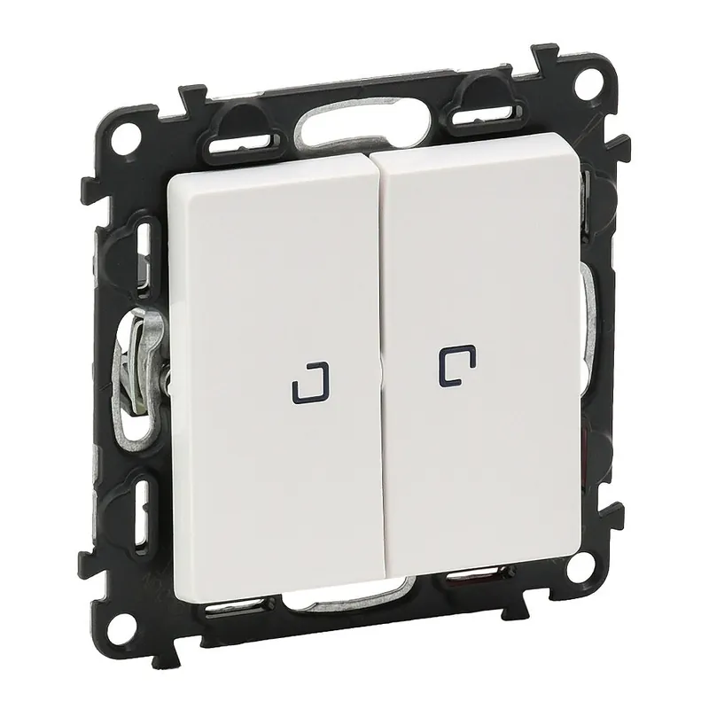 LEGRAND Vypínač VALENA LIFE 752109 č.6+6 bílá podsvětlený Časově Omezené