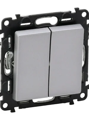 LEGRAND Vypínač VALENA LIFE 752308 č.6+6 hliník Pouze Dnes