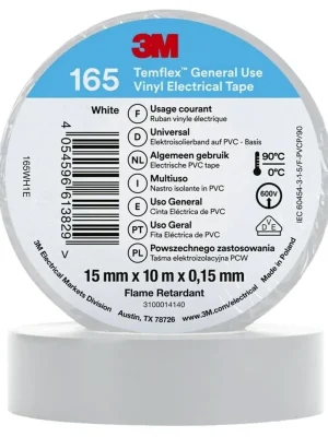 3M PÁSKA TEMFLEX 165 15MMX10M BÍLÁ Koupit Online
