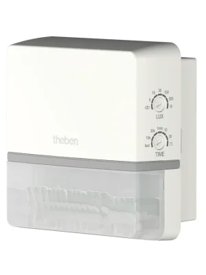 Oblíbený THEBEN 1010100 TECTA D180 WH Pohybové čidlo, venkovní, nástěnná montáž, rozsah detekce 180°, dosah 14 m, IP55, bílá