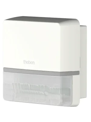 THEBEN 1010105 TECTA D180i WH Pohybové čidlo, venkovní, nástěnná montáž, rozsah detekce 180°, dosah 14 m, IP55, Bluetooth, bílá Rychlé Dodání