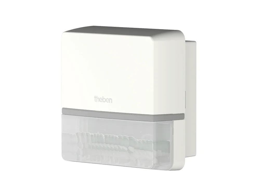 THEBEN 1010105 TECTA D180i WH Pohybové čidlo, venkovní, nástěnná montáž, rozsah detekce 180°, dosah 14 m, IP55, Bluetooth, bílá Rychlé Dodání