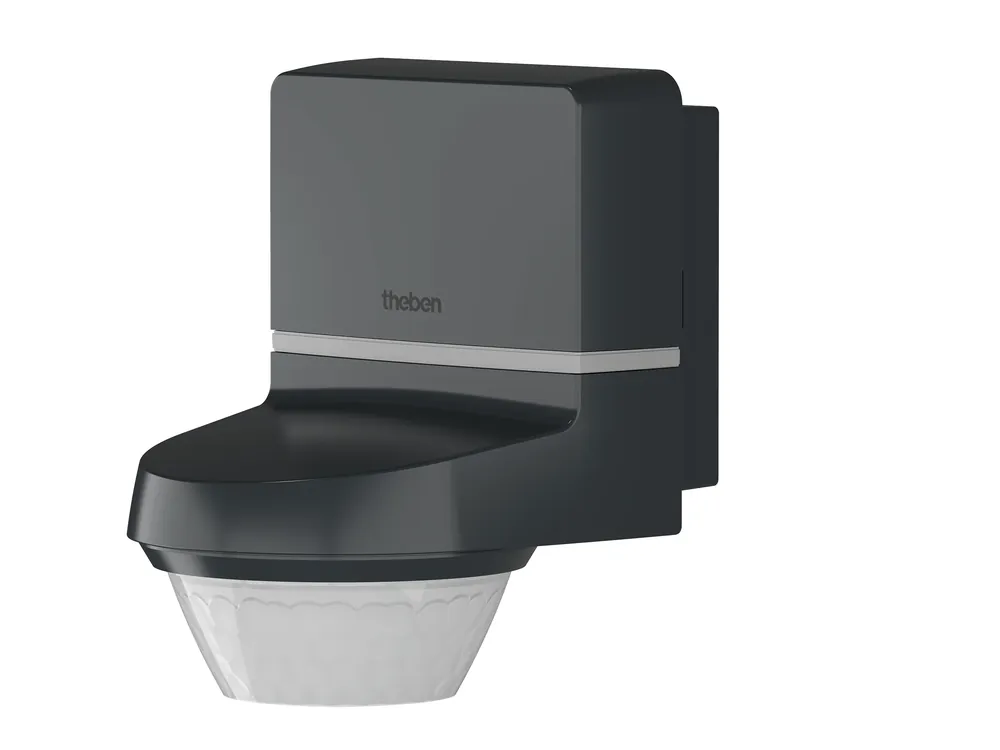 THEBEN 1010111 TECTA D280i AN Pohybové čidlo, venkovní, nástěnná montáž, rozsah detekce 280°, dosah 24 m, IP55, Bluetooth, antracitová Akce
