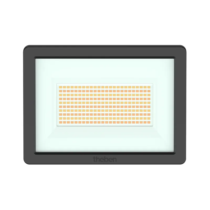 THEBEN 1020677 theLeda B50 dual BK LED reflektor, venkovní, montáž stěna/strop, 50 W, 6900 lm, 3000/4000 K, IP65, černá Akce