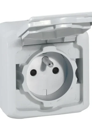 LEGRAND Zásuvka FORIX 782395 2P+T šedá IP44 Dokud Zásoby Vydrží