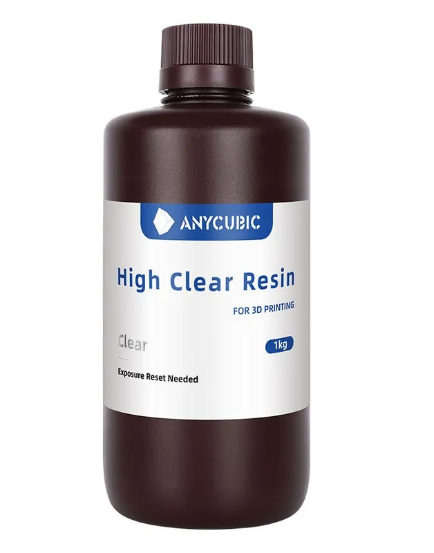 Anycubic UV High Clear Resin 1kg, čirý Aktuální