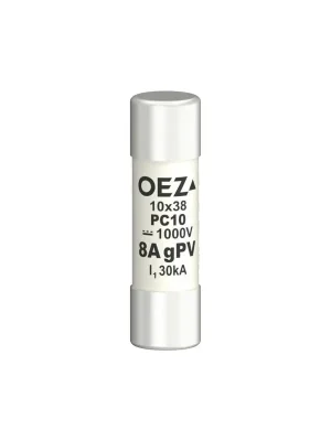 Vrácení Zdarma OEZ Pojistková vložka,PC10 8A gPV
