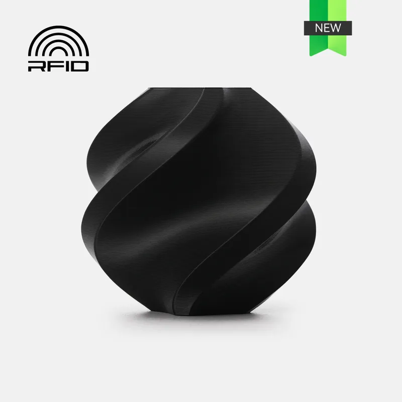 Bambu Lab Filament PETG Basic 1kg, Refill Černá - Black Tovární Cena