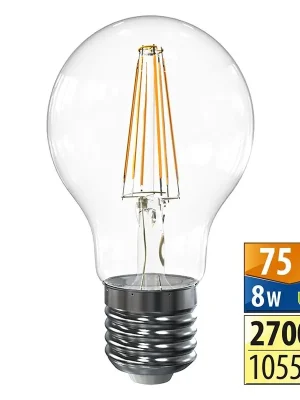 MCLED Žárovka LED 8W-75 E27 2700K 360° Omezená Nabídka