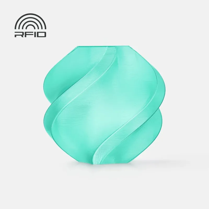 Akční Nabídka Bambu Lab Filament PETG Translucent 1kg, Refill Modrozelená - Teal