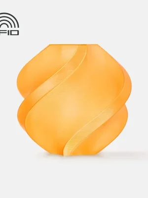 Víkendová Akce Bambu Lab Filament PETG Translucent 1kg, with spool Oranžová - Orange