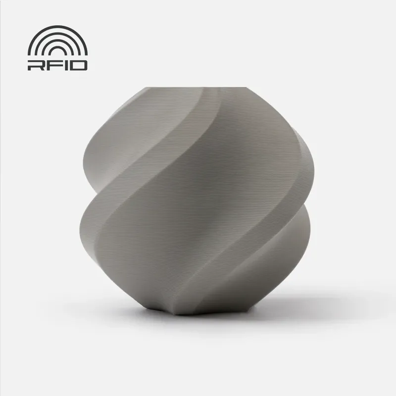 Autentický Bambu Lab Filament PLA Basic 1.75, 1kg Refill Šedá - Gray