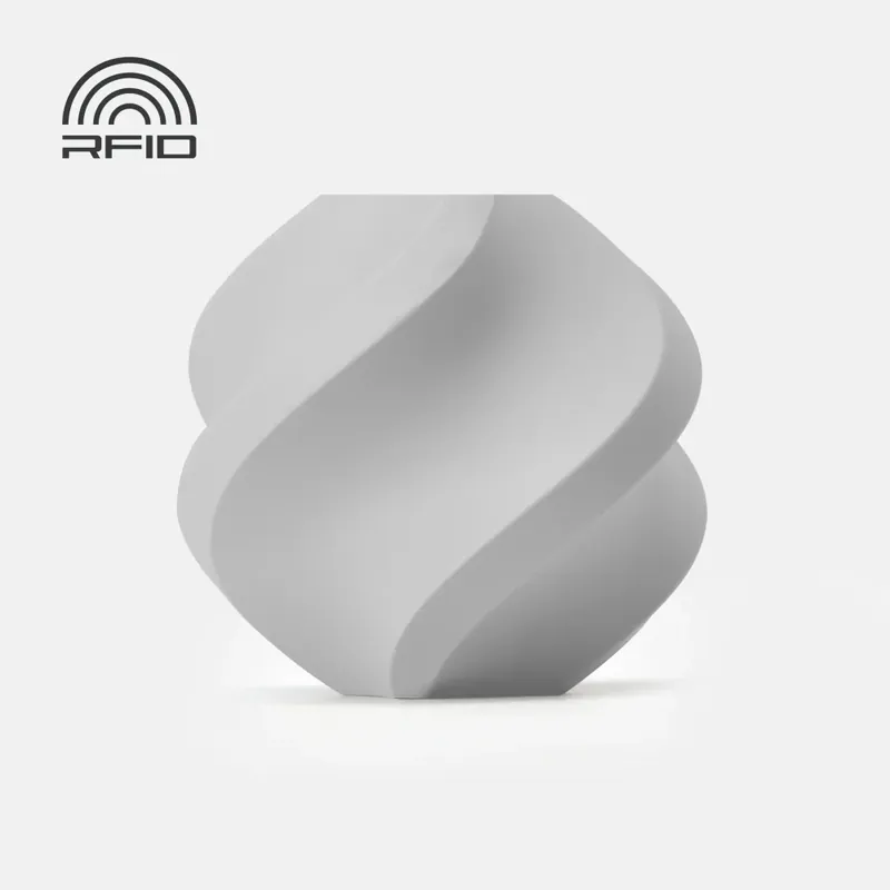 Ověřený Bambu Lab Filament PLA Basic 1kg, Refill Šedá - Light Gray