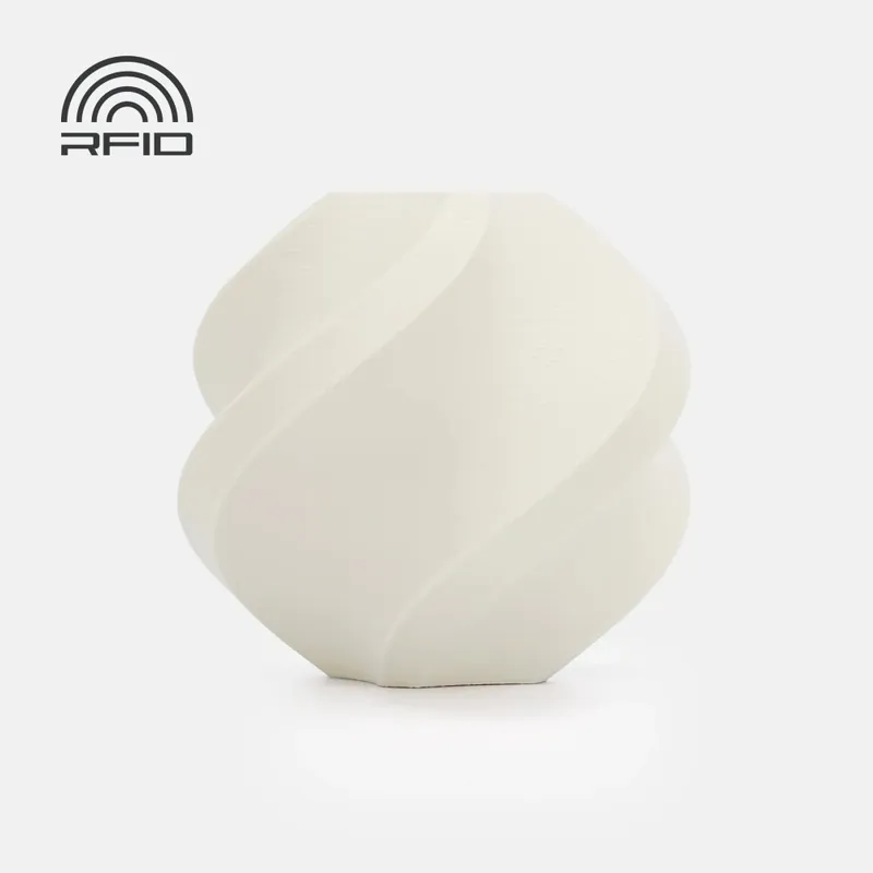 Přímo Od Výrobce Bambu Lab Filament PLA Matte 1kg, ReFill Bílá - Bone White
