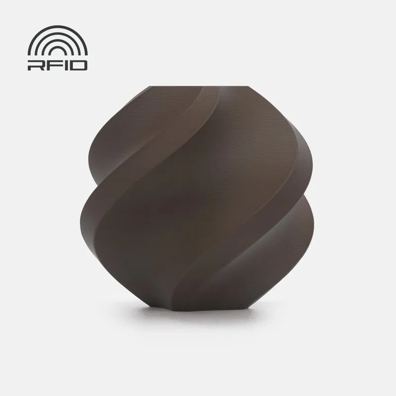 Sleva Bambu Lab Filament PLA Matte 1kg, ReFill Hnědá - Dark Chocolate