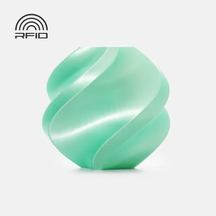 Cenově Výhodný Bambu Lab filament PLA Silk+, 1kg with spool Mint