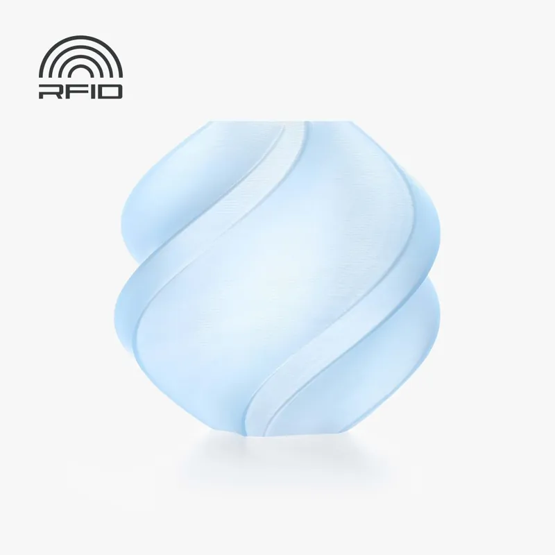 Bambu Lab Filament PLA Translucent 1kg, with spool Modrá - Ice Blue Speciální Cena