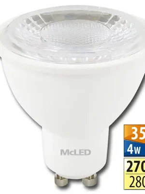 MCLED Žárovka LED 4W-35 GU10 2700K 60° Novinka