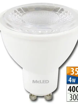 MCLED Žárovka LED 4W-35 GU10 4000K 60° Ověřený
