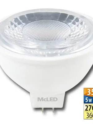 MCLED Žárovka LED 5W-35 GU5,3 2700K 60° Značkový