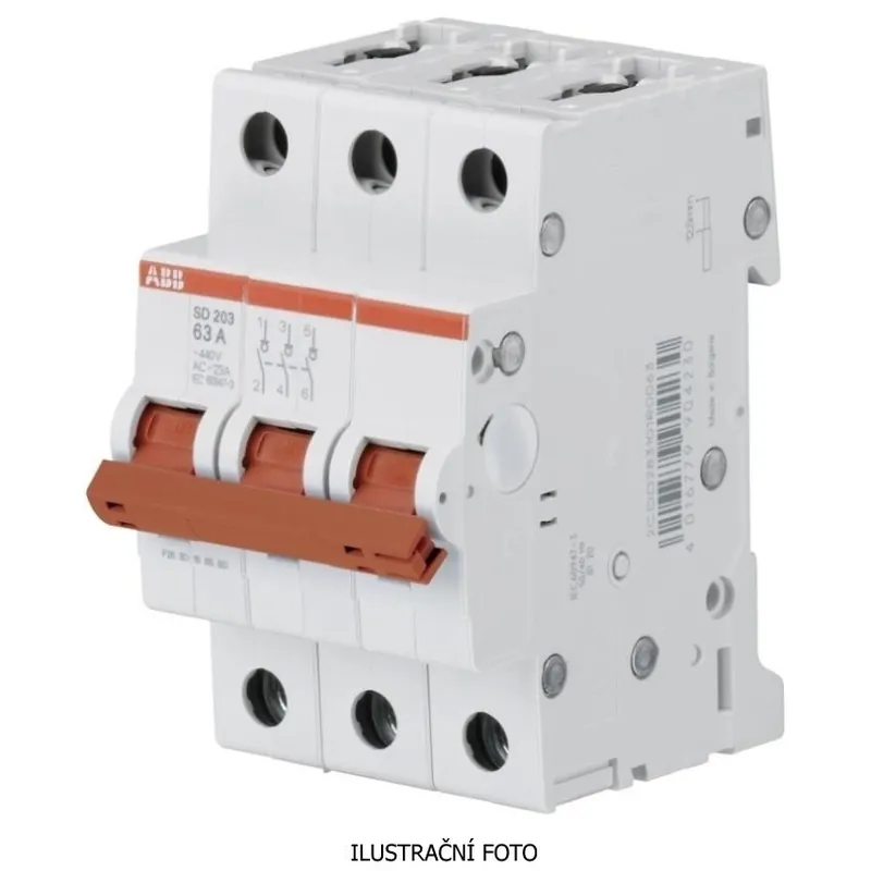 Spínač ABB SD203/25A GR 3P Novinka