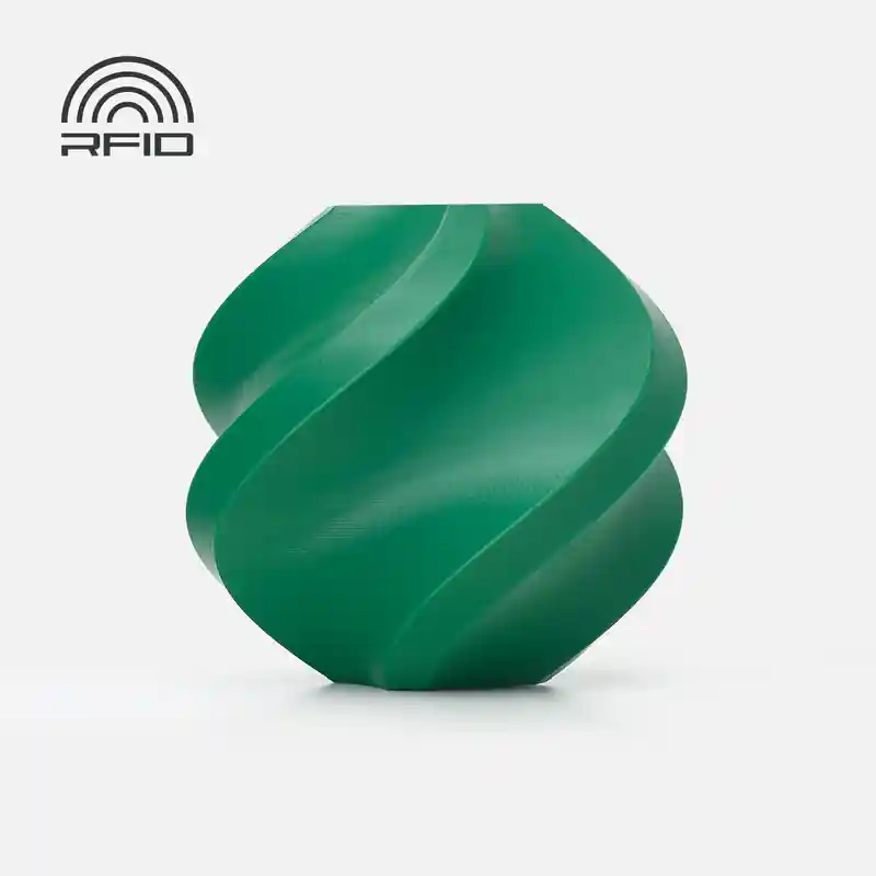 Nová Kolekce Bambu Lab PLA Basic 1kg, Refill Zelená - Mistletoe Green